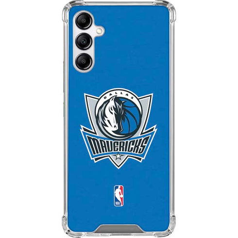 NBA Dallas Mavericks Distressed Galaxy A15 5G Clear Case