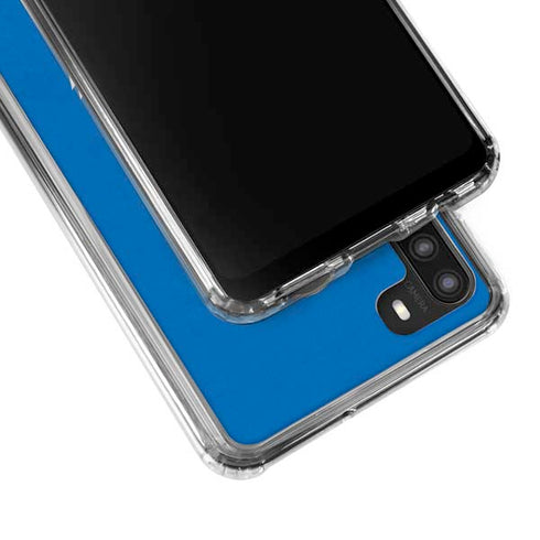 NBA Dallas Mavericks Distressed Galaxy A21 Clear Case