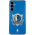 NBA Dallas Mavericks Distressed Galaxy A35 5G Clear Case