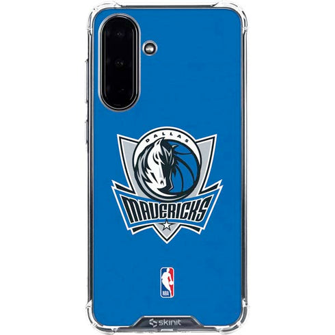 NBA Dallas Mavericks Distressed Galaxy A36 5G Clear Case