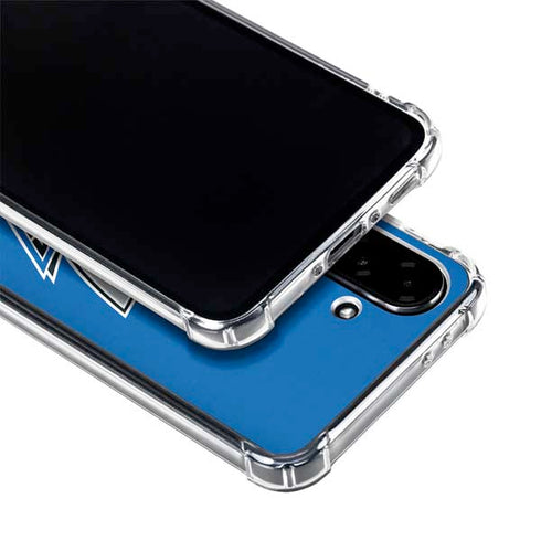NBA Dallas Mavericks Distressed Galaxy A36 5G Clear Case