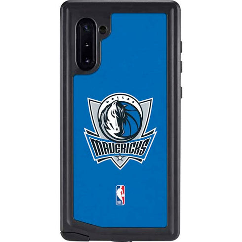NBA Dallas Mavericks Distressed Galaxy Note 10 Waterproof Case