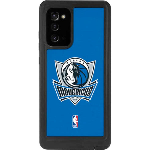 NBA Dallas Mavericks Distressed Galaxy Note20 5G Waterproof Case