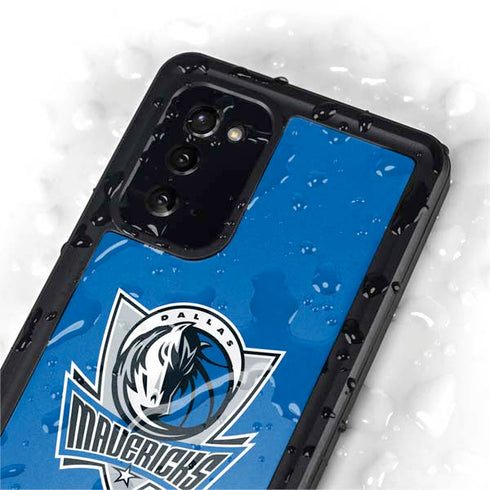 NBA Dallas Mavericks Distressed Galaxy Note20 5G Waterproof Case