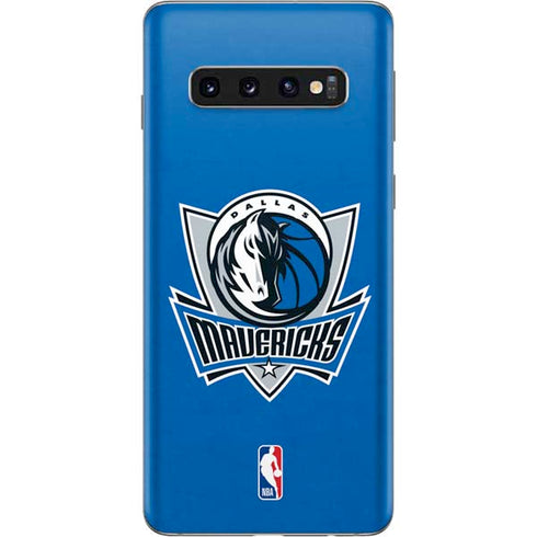 NBA Dallas Mavericks Distressed Galaxy S10 Skin