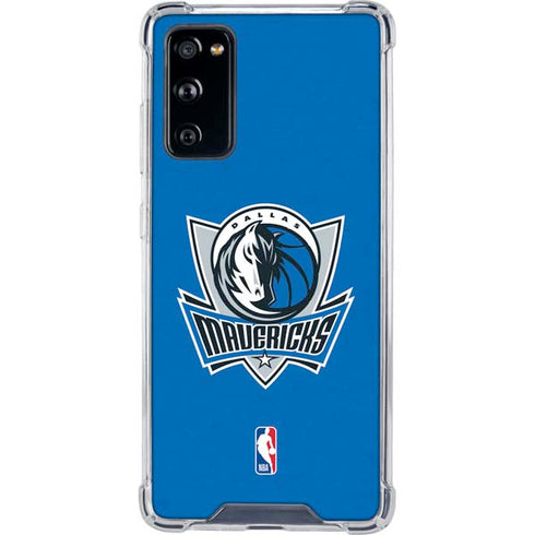NBA Dallas Mavericks Distressed Galaxy S20 FE Clear Case