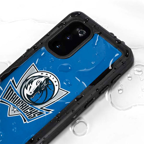 NBA Dallas Mavericks Distressed Galaxy S20 Waterproof Case
