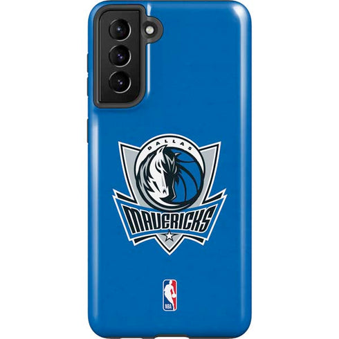 NBA Dallas Mavericks Distressed Galaxy S21 FE Pro Case