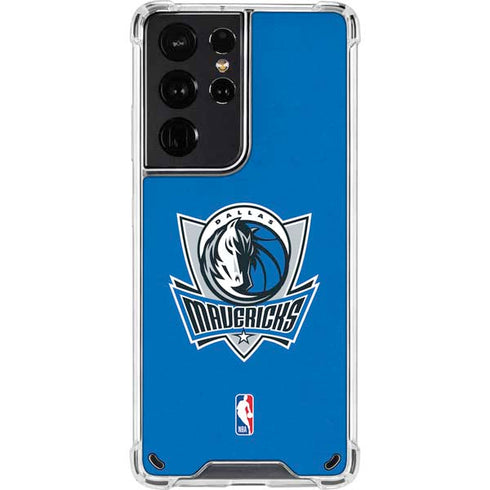 NBA Dallas Mavericks Distressed Galaxy S21 Ultra 5G Clear Case