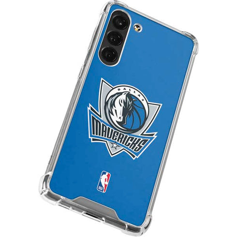 NBA Dallas Mavericks Distressed Galaxy S23 FE Clear Case