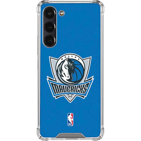 NBA Dallas Mavericks Distressed Galaxy S24 FE Clear Case