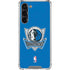 NBA Dallas Mavericks Distressed Galaxy S24 FE Clear Case