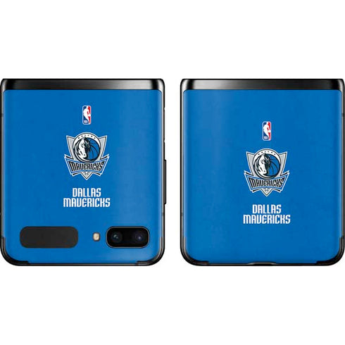 NBA Dallas Mavericks Distressed Galaxy Z Flip Skin