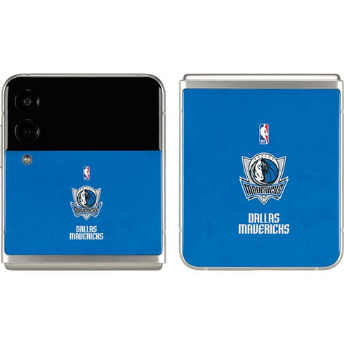 NBA Dallas Mavericks Distressed Galaxy Z Flip3 5G Skin