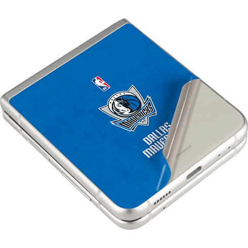 NBA Dallas Mavericks Distressed Galaxy Z Flip3 5G Skin