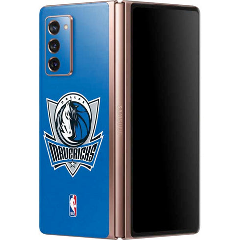 NBA Dallas Mavericks Distressed Galaxy Z Fold2 5G Skin