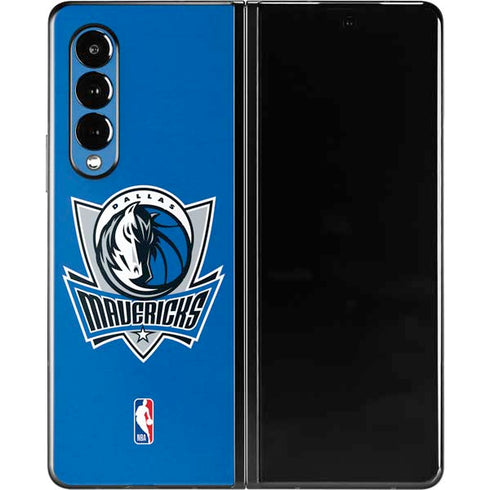 NBA Dallas Mavericks Distressed Galaxy Z Fold3 5G Skin