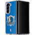 NBA Dallas Mavericks Distressed Galaxy Z Fold5 5G Clear Case