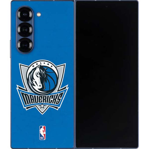 NBA Dallas Mavericks Distressed Galaxy Z Fold6 Skin