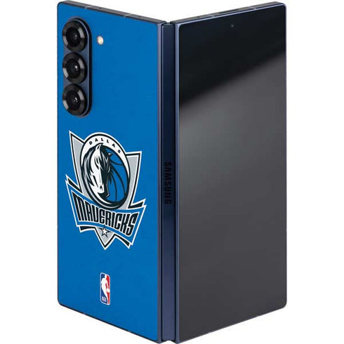 NBA Dallas Mavericks Distressed Galaxy Z Fold6 Skin