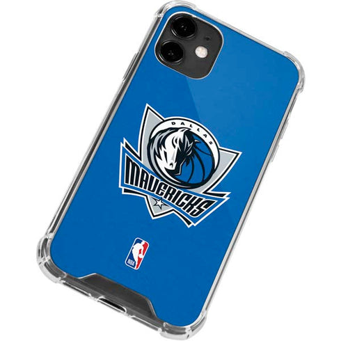 NBA Dallas Mavericks Distressed iPhone 12 Clear Case