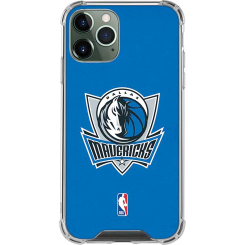 NBA Dallas Mavericks Distressed iPhone 12 Pro Max Clear Case