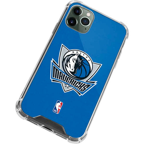 NBA Dallas Mavericks Distressed iPhone 12 Pro Max Clear Case