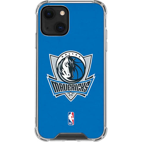 NBA Dallas Mavericks Distressed iPhone 13 Mini Clear Case