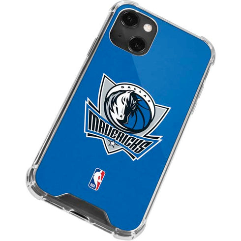NBA Dallas Mavericks Distressed iPhone 13 Mini Clear Case