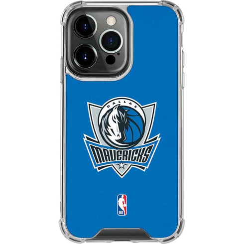 NBA Dallas Mavericks Distressed iPhone 13 Pro Clear Case
