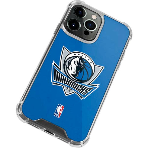 NBA Dallas Mavericks Distressed iPhone 13 Pro Clear Case