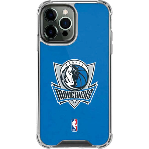 NBA Dallas Mavericks Distressed iPhone 13 Pro Max Clear Case