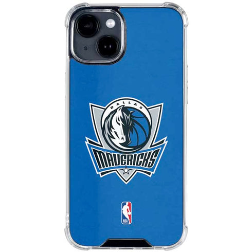 NBA Dallas Mavericks Distressed iPhone 14 Plus Clear Case