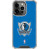 NBA Dallas Mavericks Distressed iPhone 14 Pro Clear Case