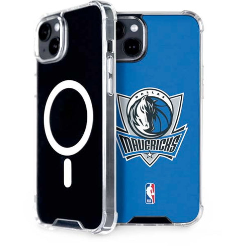 NBA Dallas Mavericks Distressed iPhone 15 Plus MagSafe Case