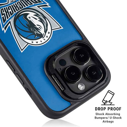 NBA Dallas Mavericks Distressed iPhone 15 Pro Max Kickstand Case