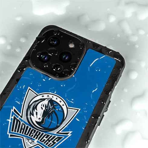 NBA Dallas Mavericks Distressed iPhone 15 Pro Waterproof Case