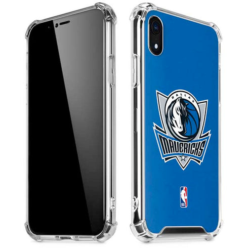 NBA Dallas Mavericks Distressed iPhone XR Clear Case
