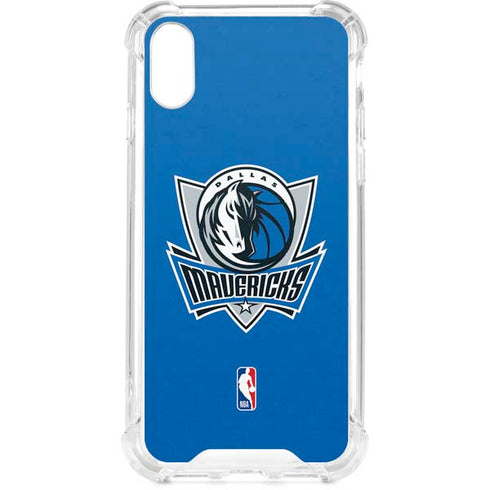 NBA Dallas Mavericks Distressed iPhone XS Clear Case