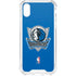 NBA Dallas Mavericks Distressed iPhone XS Clear Case