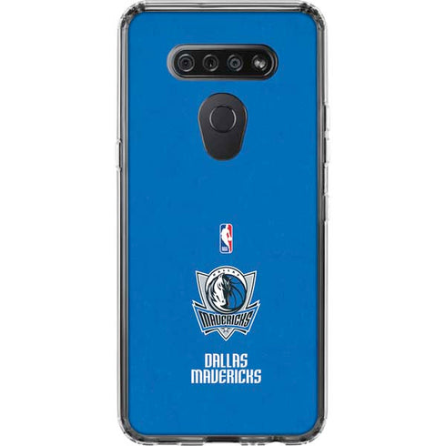 NBA Dallas Mavericks Distressed LG K51/Q51 Clear Case