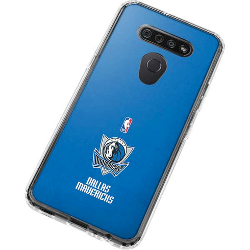 NBA Dallas Mavericks Distressed LG K51/Q51 Clear Case