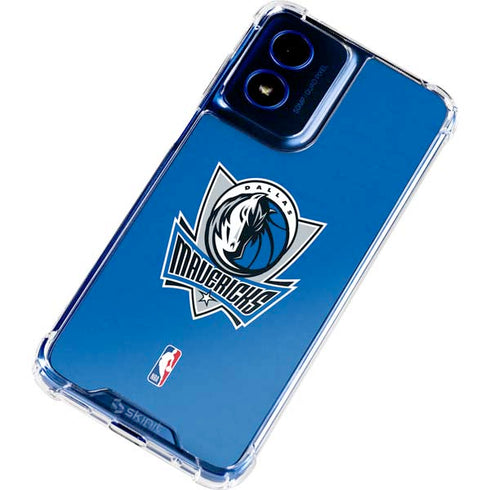 NBA Dallas Mavericks Distressed Moto G Play 4G (2024) Clear Case