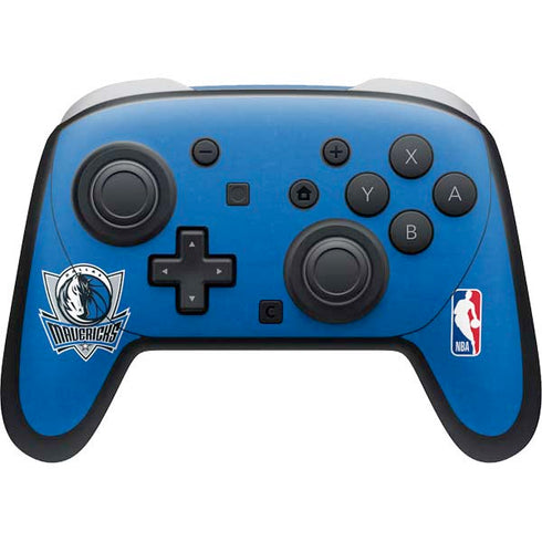 NBA Dallas Mavericks Distressed Nintendo Switch 2 (2025) Pro Controller Skin