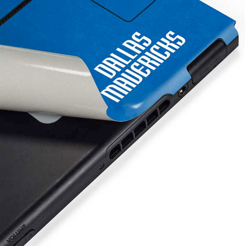 NBA Dallas Mavericks Distressed Nintendo Switch Bundle Skin