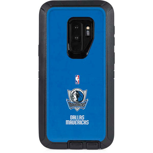 NBA Dallas Mavericks Distressed Otterbox Defender Galaxy Skin