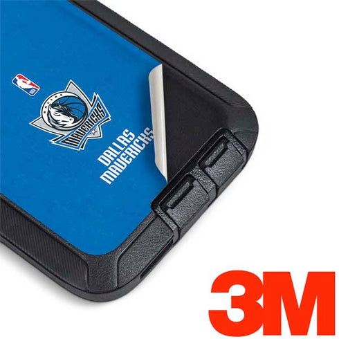 NBA Dallas Mavericks Distressed Otterbox Defender Galaxy Skin
