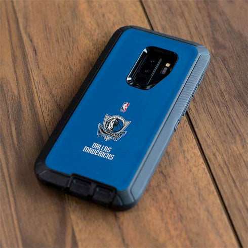NBA Dallas Mavericks Distressed Otterbox Defender Galaxy Skin