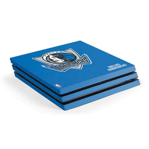 NBA Dallas Mavericks Distressed PS4 Pro Console Skin