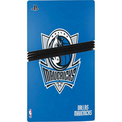 NBA Dallas Mavericks Distressed PS5 Pro Disk Console Skin